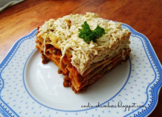 Recept Šošovicové lasagne s tofu
