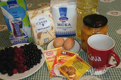 Príprava receptu Ovocný koláč s posýpkou, krok 1