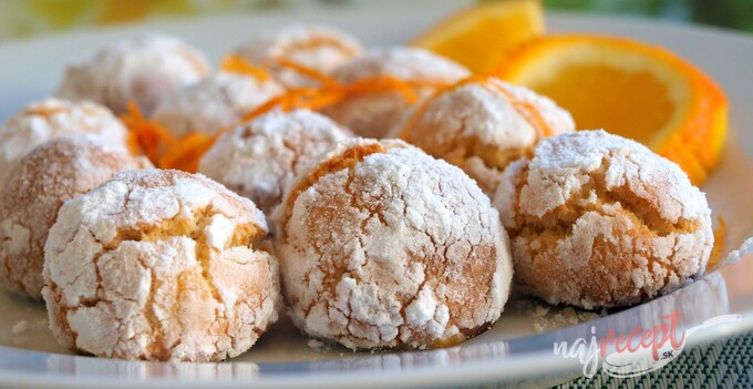 Recept Kokosovo - pomerančové crinkles