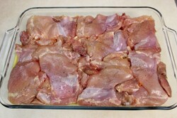 Príprava receptu Zemiakový kastról s kuracím mäsom a syrom, krok 4
