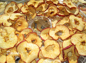 Recept Sušené jablkové chipsy