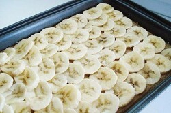 Príprava receptu Tvarohové sladké pokušenie s banánmi, krok 3