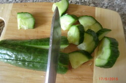 Príprava receptu Zeleninový šalát s balkánom, krok 1
