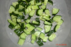 Príprava receptu Zeleninový šalát s balkánom, krok 2