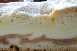 Príprava receptu Jablkový koláč s vanilkovým pudingom, krok 2