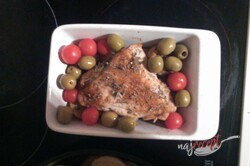 Príprava receptu Pečené kura na grécky spôsob, krok 9