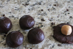 Príprava receptu Kakaové sušienky s arašidovým krémom, krok 3