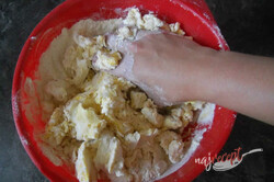 Príprava receptu Vynikajúce orechové žerbo rezy, krok 4