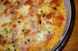 Príprava receptu Rýchla pizza z bieleho jogurtu, krok 1