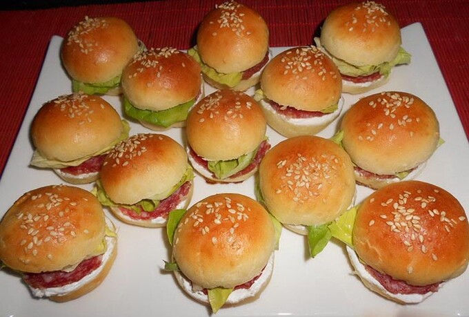 Recept Mini hamburgery