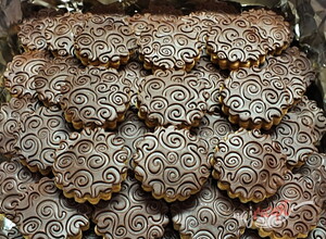 Recept Ornamentky - kolieska s čokoládou