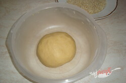 Príprava receptu Kolieska s orechovým snehom, krok 1