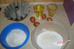 Príprava receptu Jemná likérová bábovka - fotopostup, krok 1