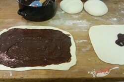 Príprava receptu Plnené kakaové pudingáče, krok 4