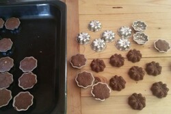 Príprava receptu Kakaové kvetinky s chuťou škorice, krok 3