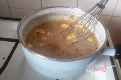 Príprava receptu Medové rezy s čokoládovou polevou, krok 1