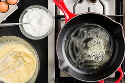 Príprava receptu Tajomstvo ako pripraviť perfektné miešané vajcia, krok 3