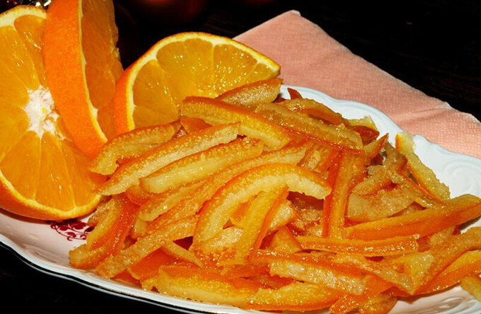 Recept Kandizovaná pomarančová kôra