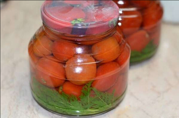 Recept Konzervované paradajky s mrkvovou vňaťou bez nakladača