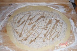 Príprava receptu Kysnutý makový a orechový závin, krok 16