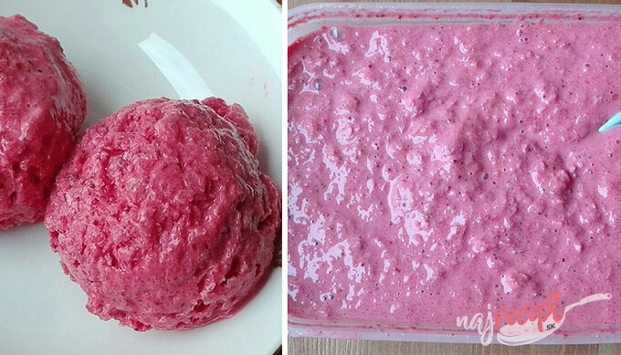 Recept Zdravý mrazený jahodový jogurt/zmrzlina, pripravené za 5 minút zo 4 surovín