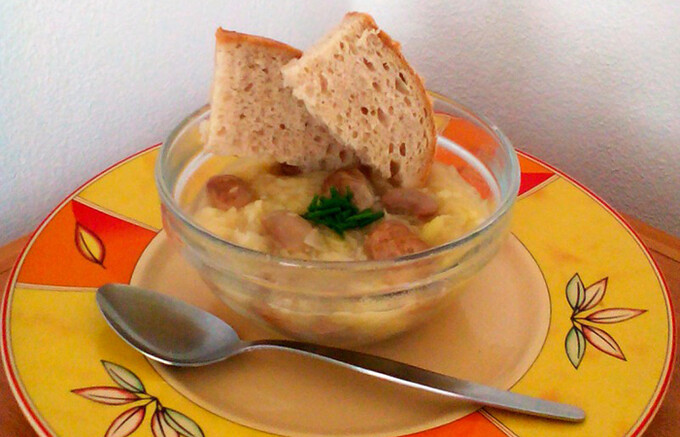 Recept Kapustová polievka s fazuľou
