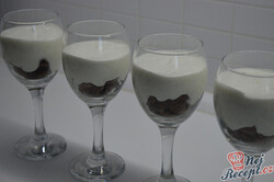 Príprava receptu Míša pohár s malinami, krok 5