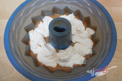 Príprava receptu Kakaová bábovka s tvarohom, krok 3