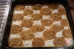 Recept na nebeský mriežkový jablkový koláčik s tvarohom. Jednoduchý fotopostup vám ukáže ako na to., krok 6