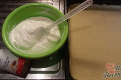 Príprava receptu Mriežkový jablkový koláčik s tvarohom - fotopostup, krok 4