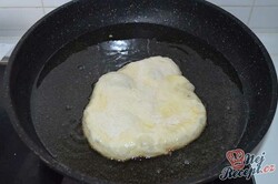 Príprava receptu Langoše zo zemiakového cesta, krok 4