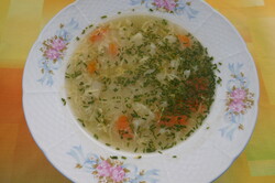 Príprava receptu Zeleninová polievka s vajíčkom, krok 4