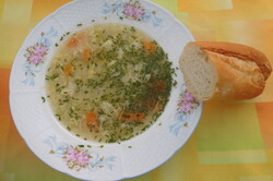 Príprava receptu Zeleninová polievka s vajíčkom, krok 5