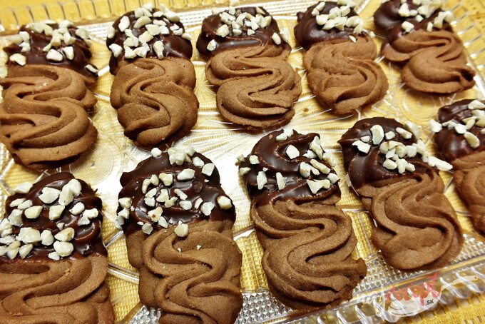 Recept Čokoládové sušienky s mandľami