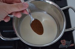 Príprava receptu Kávové hľuzovky - fotopostup, krok 1