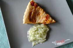 Príprava receptu Zeleninový quiche s mozzarellou, krok 3