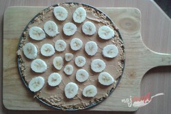 Príprava receptu Ovsená pizza s arašidovým maslom a banánom, krok 1