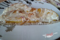 Príprava receptu Ľahký broskyňový cake s jogurtom, krok 2