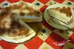 Príprava receptu Nepečená torta s vanilkovým krémom, krok 12