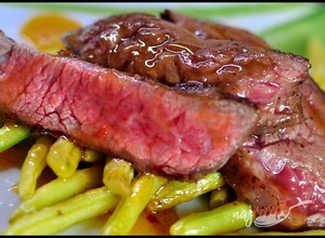 Recept Flank steak na zelenej fazuľke