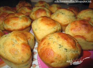 Recept Syrové muffiny s cesnakom a bylinkami