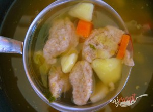Recept (Ne)tradičná zeleninová polievka s ražnými haluškami