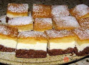 Tradičný recept na trojfarebný tvarohový koláč