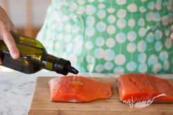 Príprava receptu Ako správne upiecť lososa v rúre za 5 minút?, krok 3