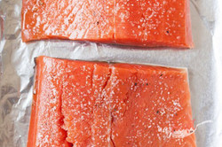 Príprava receptu Ako správne upiecť lososa v rúre za 5 minút?, krok 5