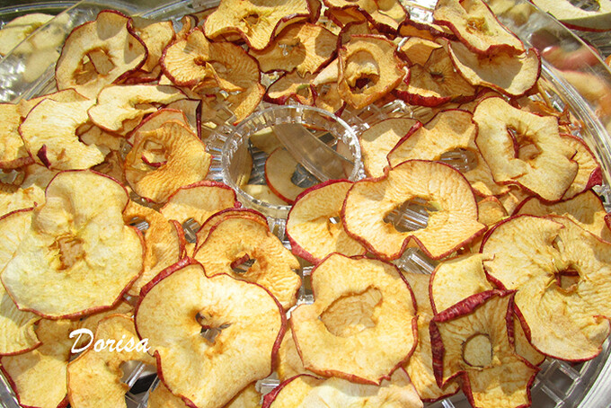 Recept Sušené jablkové chipsy