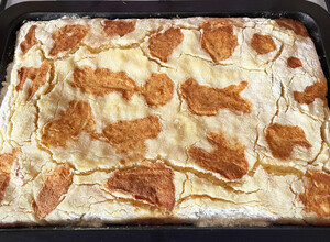 Recept Vanilková kravička - Sypaný tvarohový koláčik