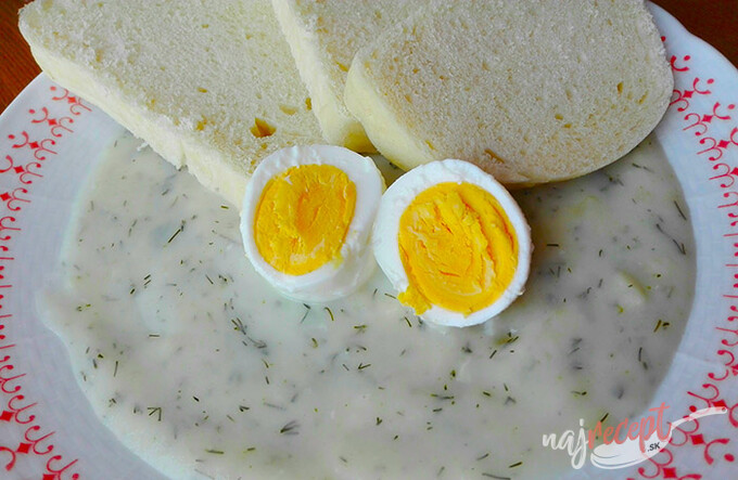 Recept Kôprová omáčka s vajíčkom a knedľou