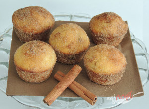 Recept Škoricové muffiny plnené Nutellou