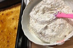 Príprava receptu Bomba koláč s orieškovým snehom, krok 9